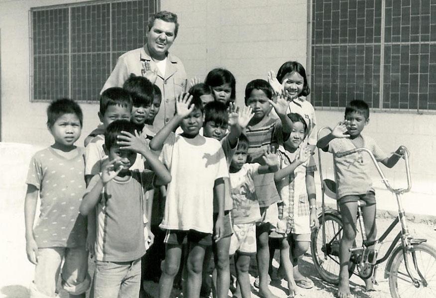 Rev. Ray Brennan opened a childrens orphanage in Pattaya City, Thailand.